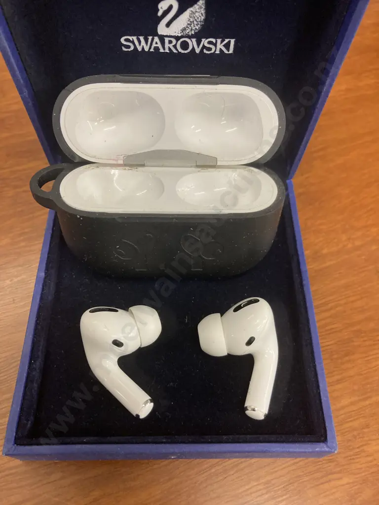 Apple AirPods With Charging Case & Black Cover (Model A2190) Image 1++